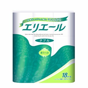 ＊最安挑戦＊エリエール トイレットペーパー 30m*18ロール ダブル パルプ100% リラックス感のある香り