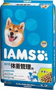 ＊最安挑戦＊アイムス (IAMS) ドッグフード 成犬用 体重管理用 小粒 チキン 12kg