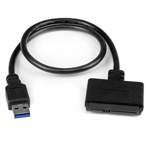 ＊最安挑戦＊StarTech.com SATA - USB 3.0 変換ケーブルアダプタ UASP対応 2.5インチSATA 3.0 SSD/HDD対応 USB3S2SAT3CB