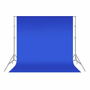 ＊最安挑戦＊Neewer 1.8x2.8M 背景布　写真撮影スタジオ背景布　100％純粋なポリエステル　折りたたみ可能　写真、ビデオ、テレビ用(青)