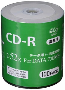 ＊最安挑戦＊MAG-LAB CD-R CR80GP100_BULK (700MB/100枚/シュリンクecoパック/52倍速)