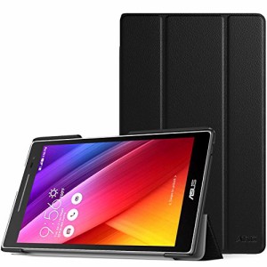 ＊最安挑戦＊ASUS ZenPad 8.0 Z380 ケース - ATiC ASUS ZenPad 8.0 (Z380) 2015 タブレット専用開閉式三つ折薄型スタンドケース BLACK