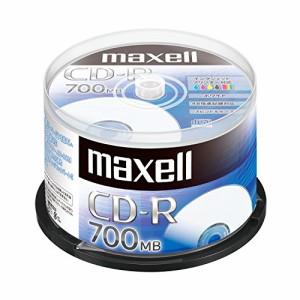 ＊最安挑戦＊maxell データ用 (1回記録用) CD-R 700MB 48倍速対応 インクジェットプリンタ対応ホワイト(ノンワイド印刷) 50枚 スピンドル