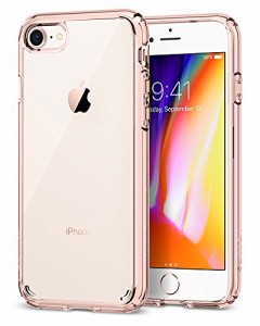 ＊最安挑戦＊【Spigen】 iPhone SE ケース [第2世代] / iPhone 8 / iPhone 7 対応 新型 背面クリア 米軍MIL規格取得 耐衝撃 すり傷防止 