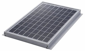 ＊最安挑戦＊GWSOLAR【太陽光パネル10W /12V系 / 厚み1.8cm】表面取付、高品質、12ｖシステム 蓄電/キャンピングカー充電に最適、表面取