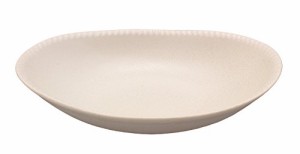 ＊最安挑戦＊美濃焼 プレート カレー皿 パスタ皿 約24*17cm 電子レンジ 食洗機対応 白釉フリル 131-0713