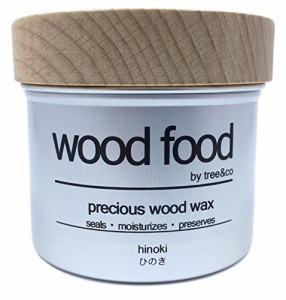 ＊最安挑戦＊“Wood Food” 天然艶出し蜜蝋ワックス (ひのき, 200ML)