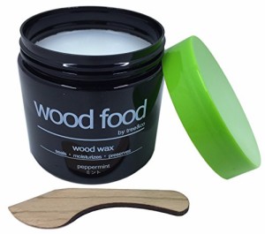 ＊最安挑戦＊“Wood Food” 天然艶出し蜜蝋ワックス (ミント, 180ml)