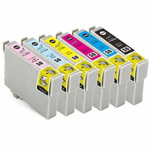 ＊最安挑戦＊EPSON エプソン IC6CL50 (BK/C/M/Y/LC/LM) 6色セット ふうせんマーク 残量表示可能ICチップ付 互換インクカートリッジ 最優