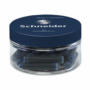 ＊最安挑戦＊シュナイダー Schneider 万年筆 インクカートリッジ 欧州共通規格 30本入り カートリッジインク ミッドナイトブルー 青 BS67