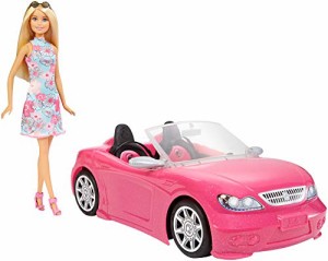 ＊最安挑戦＊バービー(Barbie) バービーとおでかけ! かわいいピンクのクルマ 【着せ替え人形・ハウス 】 【3歳*】FPR57