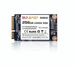 ＊最安挑戦＊SUNEAST ( サンイースト ) 256GB 内蔵SSD SE800 mSATA SSD SATA 6Gb/s 3D TLC SE800-m256GB 日本国内3年保証