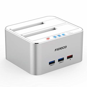 ＊最安挑戦＊HDDスタンド FIDECO ドッキングステーション USB3.0接続 2.5/3.5インチHDD/SSD SATA I/II/III対応パソコンなしで 外付け オ