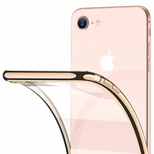 ＊最安挑戦＊ORANGA iPhone SE 用 ケース 第3世代 2022 5G iPhoneSE ケース 第2世代 iPhone 8 / 7用 ケース 透明 ソフトTPU メッキ加工 