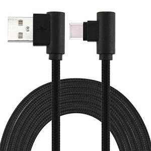 ＊最安挑戦＊LOONGGate 斜め USB C ケーブル、ナイロン編組 90 度 USB タイプ C すべてのタイプ C デバイスの A 型 (3m, ？)