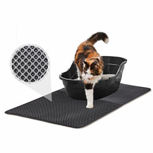 ＊最安挑戦＊Dopet 猫トイレマット 砂取マット 猫マット 砂とりマット 猫トイレ用品 猫砂 猫の砂取りマット 砂 飛び散り 防止 猫砂取りマ