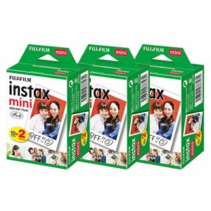 ＊最安挑戦＊富士フィルム チェキフィルム instax mini 2パック品 JP2(20枚入り)*3個セット [60枚入]