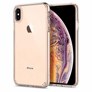 ＊最安挑戦＊Spigen iPhone XS Max ケース 6.5インチ 対応 全面クリア 耐衝撃 米軍MIL規格取得 ウルトラ・ハイブリッド 065CS25127 (クリ