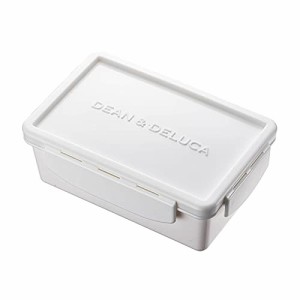 ＊最安挑戦＊DEAN&DELUCA ランチボックスSサイズ ホワイト 420ml レンジ可 食洗器可 お弁当 ランチボックス コンパクト シンプル