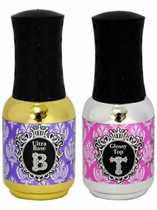 ＊最安挑戦＊Nail Recipe(ネイルレシピ) ジェルネイル ジェル トップコート ノンワイプトップジェル ベースジェル ノンサンディング 2本 