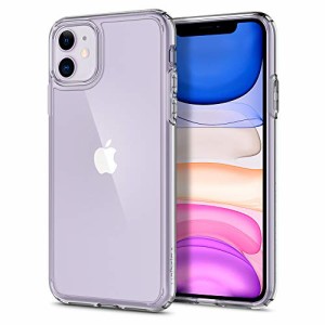 ＊最安挑戦＊Spigen iPhone11ケース クリア 耐衝撃 米軍MIL規格取得 カメラ保護 衝撃吸収 全面 PC TPU 二層構造 Qi充電 ワイヤレス充電 