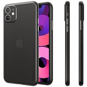 ＊最安挑戦＊iPhone 11 用ケース 0.3*超薄型 memumi* 全面保護カバー 指紋防止 傷付き防止 6.1インチ 人気ケース？カバー (クリアブラッ