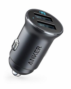 ＊最安挑戦＊Anker PowerDrive Speed 2/24W/2ポート/カーチャージャー/PowerIQ対応/iPhone/iPad/Android各種対応