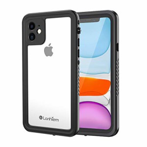 ＊最安挑戦＊Lanhiem iPhone 11 防水ケース iPhone 11ケース(6.1インチ)完全防水 IP68米軍規格 Face ID認証対応 タッチ可 耐衝撃 滑り止