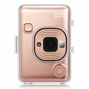 ＊最安挑戦＊Fintie FUJIFILM 富士フイルム instax mini LiPlay インスタントカメラ専用ケース 保護カバー クリア カメラケース 軽量 全