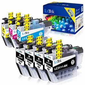 ＊最安挑戦＊【LxTek】LC3111-4PK 互換インクカートリッジ ブラザー(Brother)用 LC3111 インク 4色セット*？3本(合計7本) 大容量/説明書