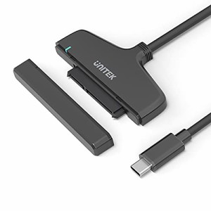 ＊最安挑戦＊Unitek SATA USB C 交換アダプター USB 3.1 2.5インチHDD/SSDに対応 5Gbps SATAI/II/III 外付け UASP対応 工具不要 プラグ・