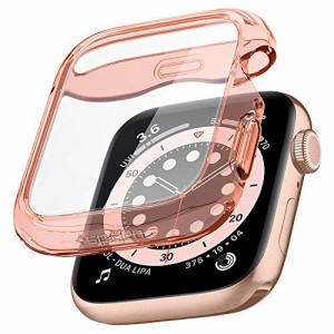 ＊最安挑戦＊Spigen Apple Watch ケース 40mm 全透明 全面 クリア 耐衝撃 画面 一体型 カバー 落下 衝撃 吸収 TPU PC 薄型 SE2 / SE/Seri