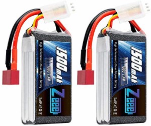 ＊最安挑戦＊ゼエエ Zeee 7.4V 60C 1500mAh 2S リポバッテリー Tプラグ付き ラジコン製品バッテリー RCカー用 RCトラック用 RCヘリコプタ