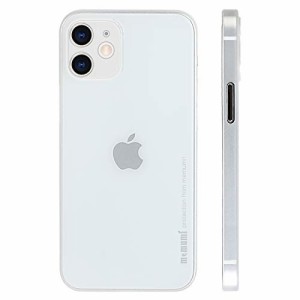 ＊最安挑戦＊iPhone 12対応ケース 0.3*超薄型 memumi* 全面保護カバー 指紋防止 傷付き防止 6.1インチ 人気ケース？カバー (Trans-White)