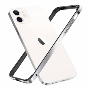 ＊最安挑戦＊MQman iphone12mini アルミバンパー シリコン裏地 一体型 アイホンフレーム 薄型 レンズ保護デザイン シンプル メタルカバー