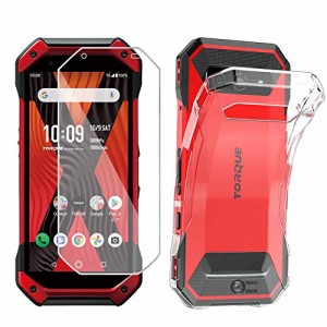 ＊最安挑戦＊【液晶ガラスフィルム1枚付き】TORQUE 5G KYG01 ケース 2021モデル 薄型 軽量 Pysea au Kyocera TORQUE G05 クリアケース 透