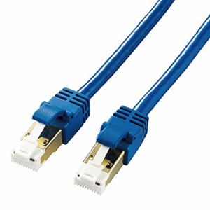 ＊最安挑戦＊エレコム LANケーブル CAT7 2m ツメが折れない 爪折れ防止コネクタ cat7準拠 やわらか ブルーメタリック LD-TWSYT/BM2