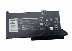 ＊最安挑戦＊QISONG ノートパソコン 交換バッテリー DJ1J0 適用される Dell Latitude 7280 7290 7380 7390 E7480 E7490 PGFX4 ONFOH DJ1J