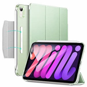 ＊最安挑戦＊ESR iPad mini6 ケース 2021 三つ折りケース iPad mini6 カバー 8.3インチ 2021モデル 半透明 スマートケース 留め具付き 三