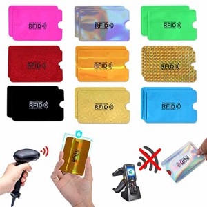 ＊最安挑戦＊RICISUNG ICカード クレジットカードケース 磁気防止 スキミング防止 干渉防止 （18枚セット）RFID 磁気スキミング防止 薄型