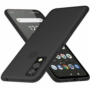 ＊最安挑戦＊arrows We F-51B ケース シリコン スマホケース FCG01 カバー シリーズ 耐衝撃 ソフト 黒 薄型 ストラップホール付き ブラッ