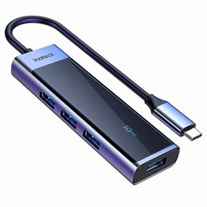 ＊最安挑戦＊Inateck USB 3.2 Gen 2対応USB C ハブ、 Type-Cと4 USB-A ポート搭載、 HB2024