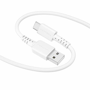 ＊最安挑戦＊MOTTERU (モッテル) USB-A to USB-C シリコンケーブル 充電 データ転送 しなやかでやわらかい 絡まない 断線に強い Quick Ch