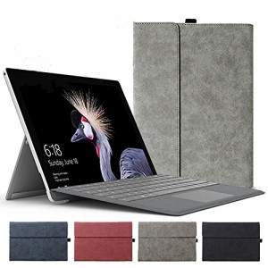 ＊最安挑戦＊Surface Pro 7/ Pro 6/ Pro 5/Pro 4 ケース 耐衝撃 全面保護ケース【キーボード付も収納可能】スタイラスホルダー付き マイ