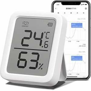 ＊最安挑戦＊SwitchBot 温湿度計プラス Alexa 温度計 湿度計 - スイッチボット スマホで温度湿度管理 デジタル 高精度 コンパクト 大画面