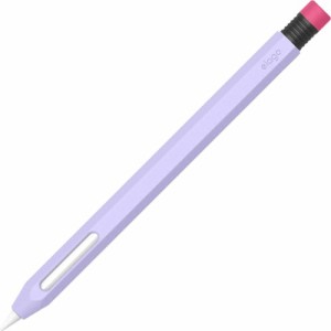 ＊最安挑戦＊【elago】 Apple Pencil 第2世代 対応 ケース かわいい 鉛筆 デザイン 握りやすい 滑り止め グリップ 薄型 シリコン 保護 カ