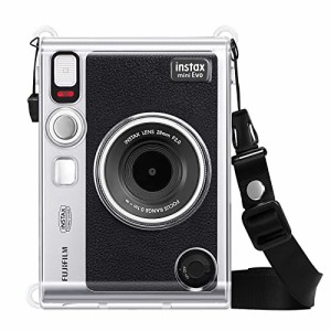 ＊最安挑戦＊Fintie for FUJIFILM 富士フイルム instax mini EVO インスタントカメラ専用ケース 保護カバー クリア カメラケース ストラ