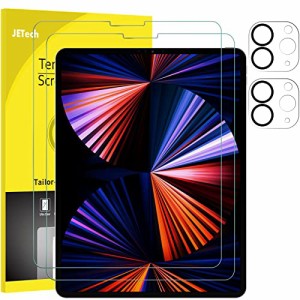 ＊最安挑戦＊JEDirect 液晶保護フィルム iPad Pro 12.9インチ(2020/2021モデル、第4/5世代用) カメラレンズフィルム付き 強化ガラスフィ