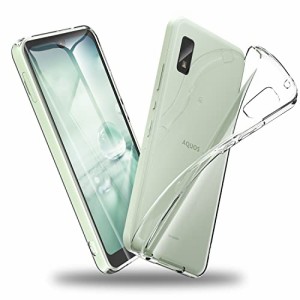 ＊最安挑戦＊AQUOS wish2 AQUOS wish 用 ケース クリア 薄型 SHG06 SH-51C カバー ドイツバイエル製TPU素材 耐衝撃 全透明 黄変防止 レン