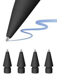 ＊最安挑戦＊金属製4個入り アップルペンシル 交換用ペン先 MEKO Apple Pencil 第1/2世代用 ペン先 アップルペンシル ペン先 ipad pencil